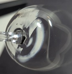 Fostoria Fascination Clear Thick Bottom Hexagonal Stem Clear Cordial Glass