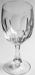 Set of 2 Josair Crystal BLANKA 7 1/8″ x 2 7/8″ Water Goblets EXCELLENT