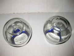 Hand Blown Whiskey Snifters Set of 2