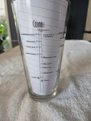 Libbey Mixed Drink Recipe Glass Made In USA Vintage