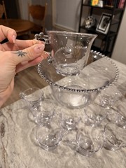 Almost complete set of the imperial glass candlewick collection