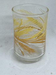 1970’s Vintage Libbey Harvest Gold 6oz Juice Glasses EUC