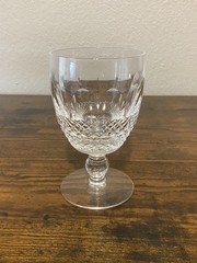 VTG WATERFORD Crystal COLLEEN Short Stem Water Goblet SIGNED 5.25″H
