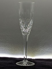 Stuart Crystal Fluted Champagne Shaftesbury Retired EUC