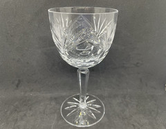 Gorham Rosewood Crystal Water Goblets, Set of 2, Older Pattern