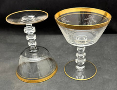 Tiffin-Franciscan Bouquet Tall Sherbets (set of 3)