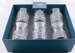 SET OF 6 WATERFORD CONNOISSEUR HERITAGE DOUBLE OLD-FASHIONED GLASSES – NIB