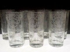 SET OF 10 – Glastonbury Lotus USA BRIDAL BOUQUET 5 5/8″ Soda Glasses Tumblers