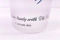 6 Vtg 1959 Rush To The Rockies Colorado Centennial Tumblers Complete Set 6.5″