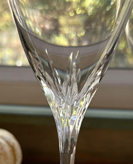 Lenox «Firelight Clear» Blown/Cut Crystal Water Goblets 8 5/8″ Set of 6
