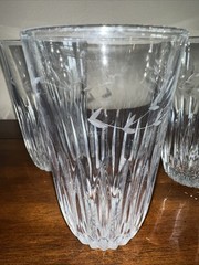 Set of 3 Vintage Collectible Princess House Heritage 12 oz Flat Tumblers