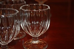 EAPG Falmouth Straight Huber Mixed Lot of 13 Vintage Goblets Various Sizes