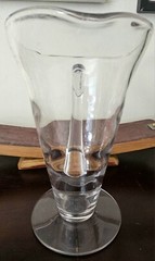 Optic Clear By Tiffin-Franciscan Hand Blown Glass 48 Oz Pitcher