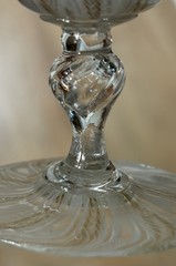 Salviati Fratelli Toso Venetian Italian latticino Art Glass Cordial