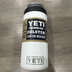YETI Rambler Colster 12 oz Slim Can Cooler Insulator – White NEW 100% AUTHENTIC