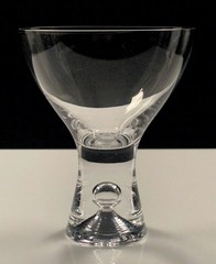 Iittala Tapio Sherry Glasses Set of 6 Finland Tapio Wirkkala Bubble Stem