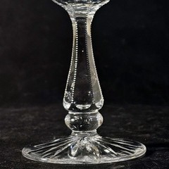ROGASKA GIMBLES WATER GLASS, Cut Lead Crystal, 7 1/2″, 9 Oz, SLOVENIA