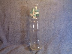 Vtg 1974 Peter Pan Inn Kapoc Tree Bamboo Tiki Bar 10″ Drink Glass Urbana Md.