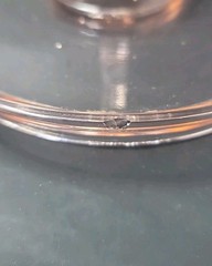 Vintage Pink Cordial Set, L. E. Smith Greenberg Glass Heart Center Handle 1930’s