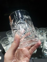 7 Tumblers DOF 4″ Glasses fans Pinwheel buzzstar crystal Leanore American Cut