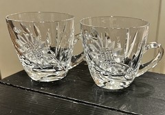 Margaret by LAUSITZER Punch Cups Pair Very Rare