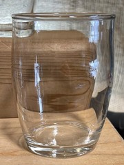 Set of 5 – Orange Juice, Milk, Water, Drinking Glasses, Crystal Clear 3″ Tall