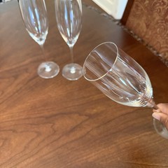 Set of 3 Rosenthal Studio-Linie Crystal FUGA Champagne Flute, 8 3/4″ Tall *READ*