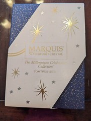 Marquis by Waterford Crystal Millennium Celebration Toasting Flutes 2000