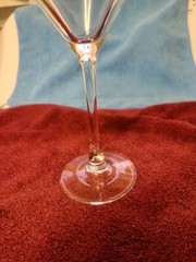 Large 8 Inch Vintage Martini Margarita Glasses-2 Pc Set