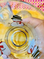 Vintage Pasabahce : 4 Christmas Snowman Lowball Tumblers : Boxed