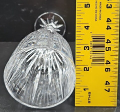 1) Lenox Starlight Water Goblet Elegant Crystal Clear Vertical Cut Etch Stemware