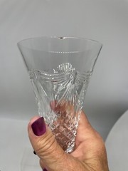 Waterford Peace Millennium Crystal Champagne Flutes Set Of 2 READ One Exc Cond