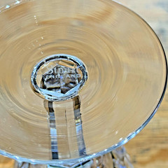 Stuart Abbey Water Cut Crystal Glass 6 1/2″