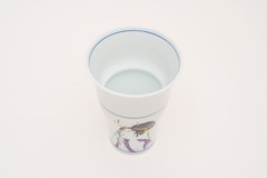 Arita Ware Daitan Kiln Ukiyo-e Beer Glass Tumbler Bijinga Geisha 280ml Japan