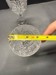 Vtg Godinger Shannon Crystal DUBLIN Wine/All-Purpose Goblet 8″x3 1/4″ Set/2. 43