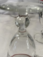 Libbey Horseless Carriage Wine Glasses W/1913 Chevrolet Design Set of 4