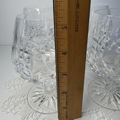 Waterford Lismore Crystal Balloon Brandy Snifter 5 1/4 In Set Of 4