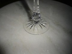 Faberge Odessa Sky Blue Crystal Colored Glass