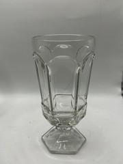 Set Of 3 – 7” Vintage Fostoria Virginia Clear Stemmed Iced Tea/Water Glasses