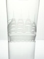 Toscany “Clipper Ship” Set of 3 Pilsner Beer Glasses 10 1/8” 12oz