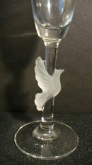 Gorham Amore Dove 9 3/4″ Champagne Flute – 1