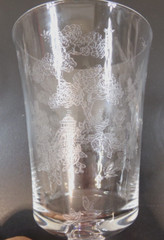 Fostoria Willow Pattern 4 1/2″ Juice Glasses & 5 3/4″ Water Glasses Footed – 5