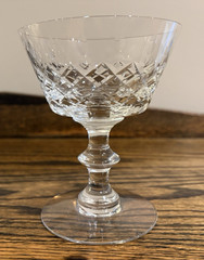 Lot of 4: Beautiful: Maryland By Heisey Champagne Coupe/Tall Sherbet Crystal