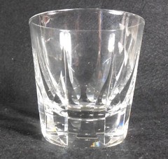 French Crystal Old Fashioned in Cerdagne Pattern by St Louis 3 3/8″ Tall