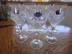 Wine Red Wine Royal Doulton Arden Blown Crystal – Set of 7
