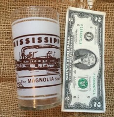 7 Vintage State Souvenir Drinking Glasses Tumblers – VT AL NC ND RI LA MS
