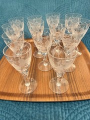 Richelieu By Stuart Crystal Sherry Glass Strawberry W Twisted Stem – Price Each
