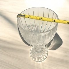 Mikasa Park Lane Vintage-Style Clear Glass Water Goblet with Ribbed Design (BR1)