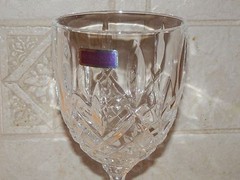 WATERFORD CRYSTAL MARQUIS LINE MARKHAM PATTERN ALL PURPOSE GOBLET 8 5/8″