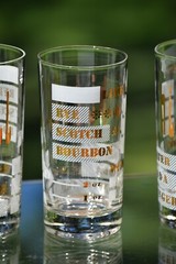 Vintage Cocktail Highball Glasses Set of 7, Whiskey – Bourbon Glasses 1950’s